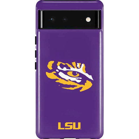 LSU Tiger Eye Logo Pixel Cases